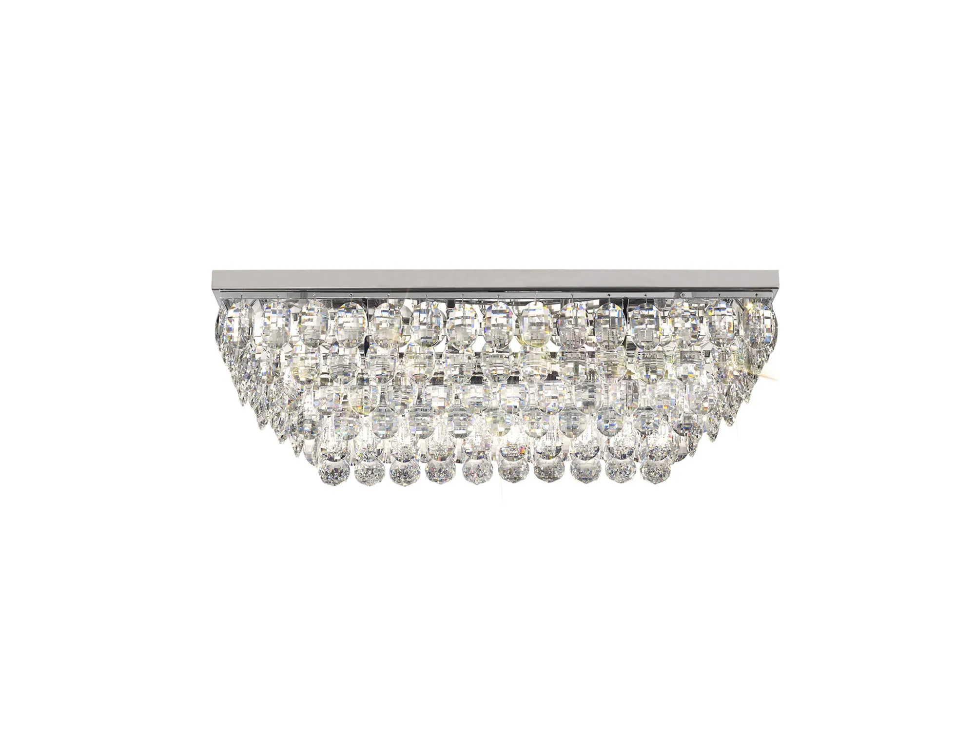 Coniston Linear Flush Ceiling 5 Light Polished Chrome IL32824  Diyas Coniston Polished Chrome